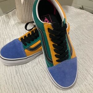 Vans Old Skool Multicolor Sneakers Size Women’s 5 Men’s 3.5 Pre-Owned
